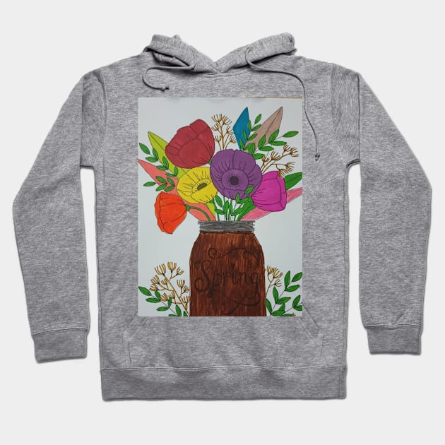 Flowers T-shirt Hoodie by TeeKool777